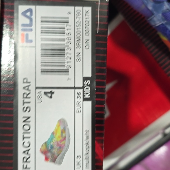 Fila Kid's Fraction Strap Sneakers Size Kid 4 - Picture 10 of 10